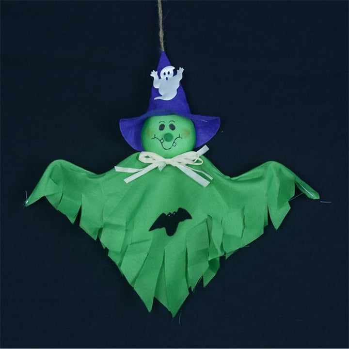 Hanging Halloween Decorations: Ghost, Witch & Pumpkin