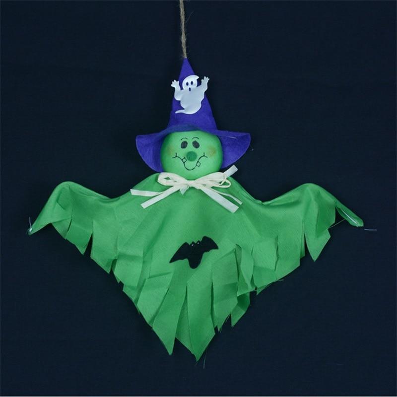 Hanging Halloween Decorations: Ghost, Witch & Pumpkin