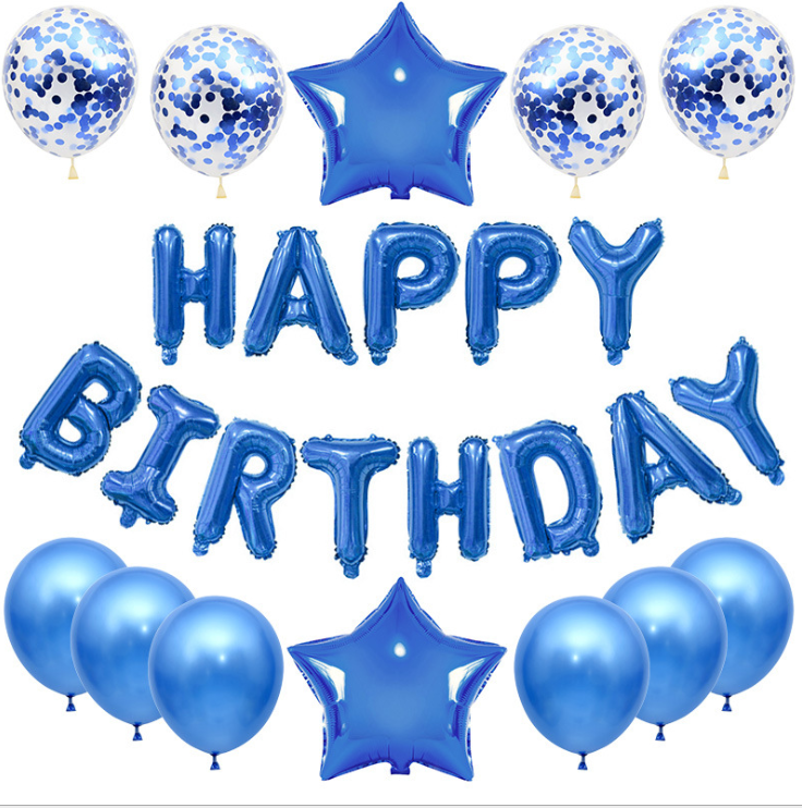Birthday Letter Balloons Set for Photo-Ready Party Decor