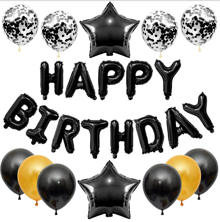 Birthday Letter Balloons Set for Photo-Ready Party Decor