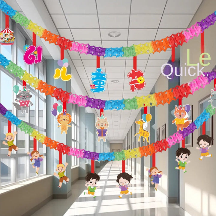 Children's Day Streamers & Animal Party Decorations