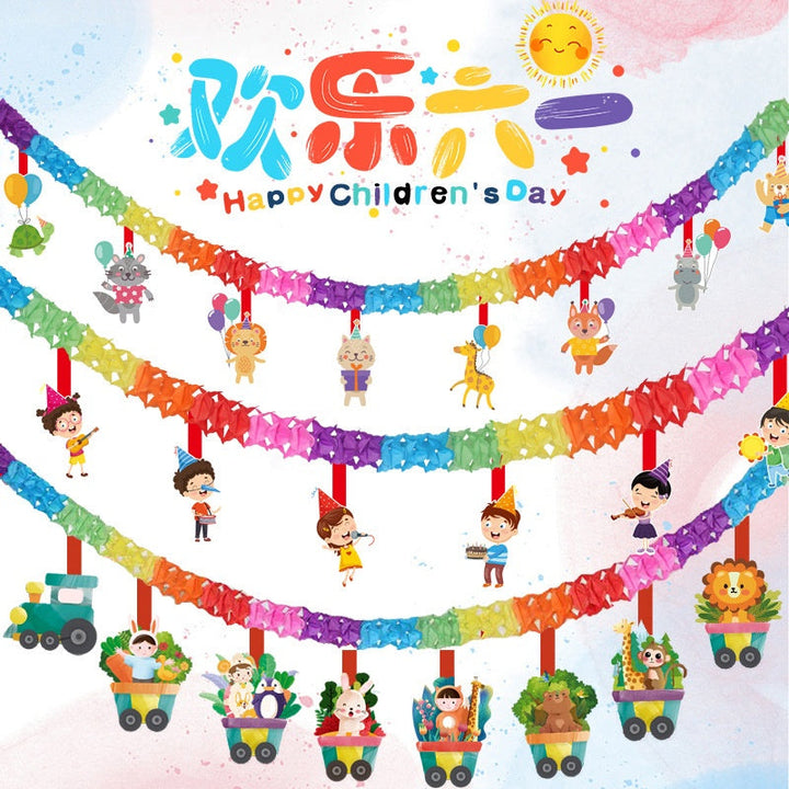 Children's Day Streamers & Animal Party Decorations