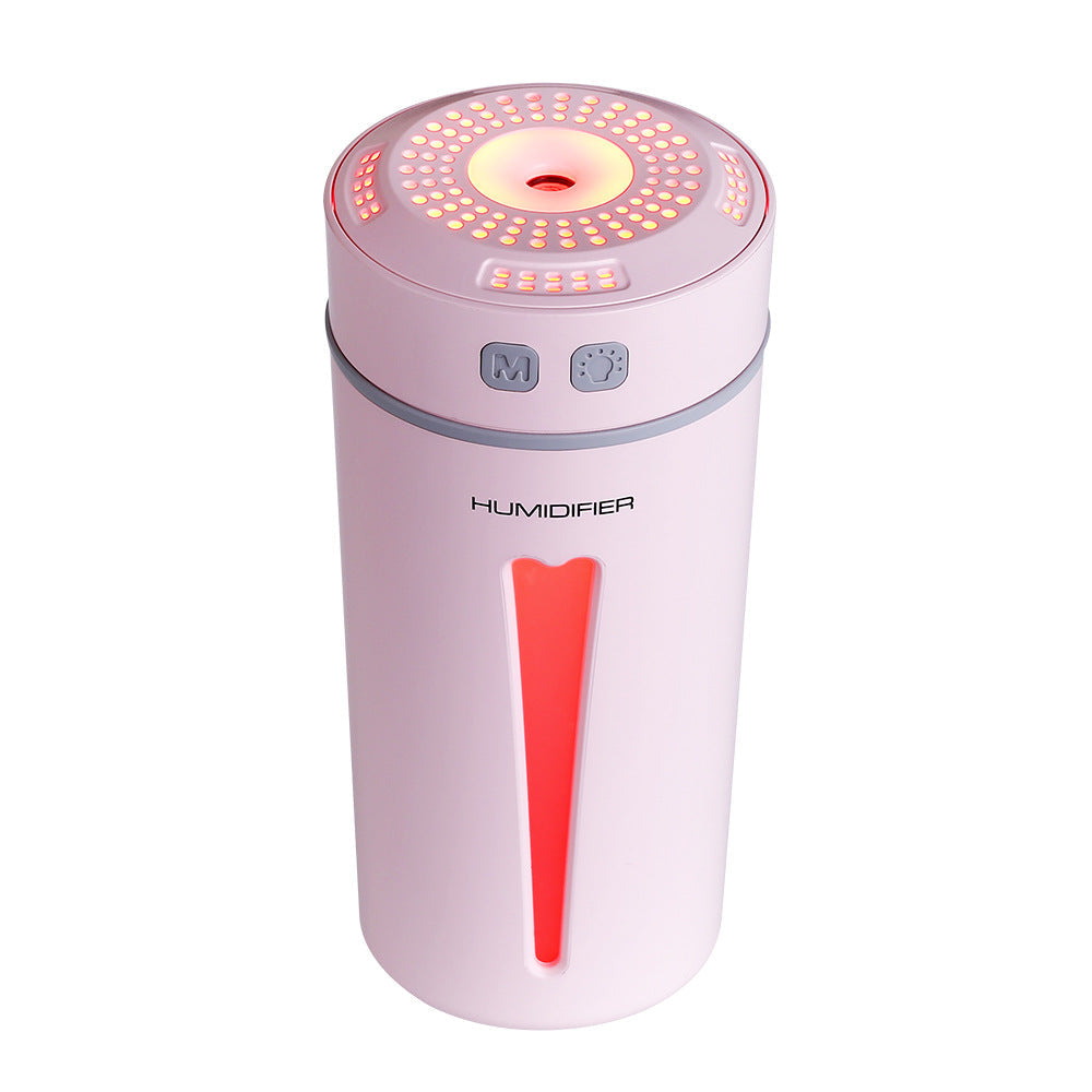 Mini USB Cool Mist Humidifier with Colorful LED Glow