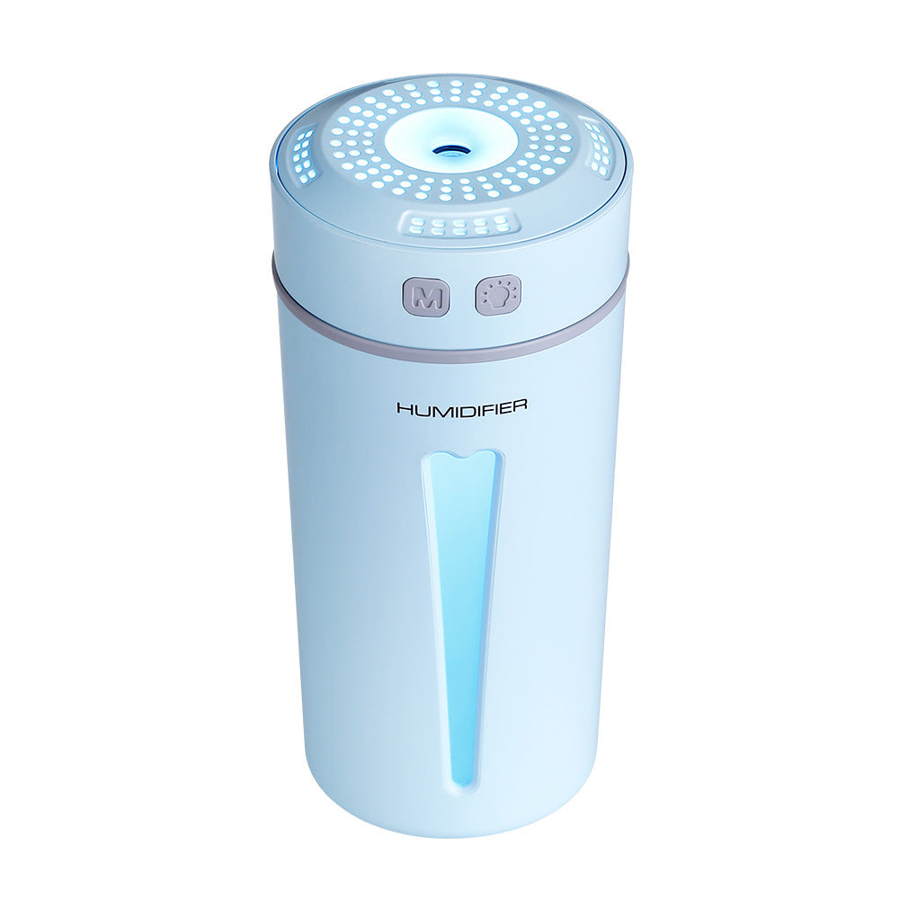 Mini USB Cool Mist Humidifier with Colorful LED Glow