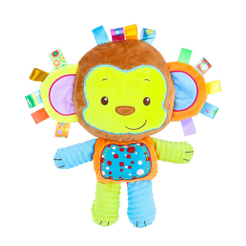 Baby Plush Rattle Toy for Sensory Play and Cuddles