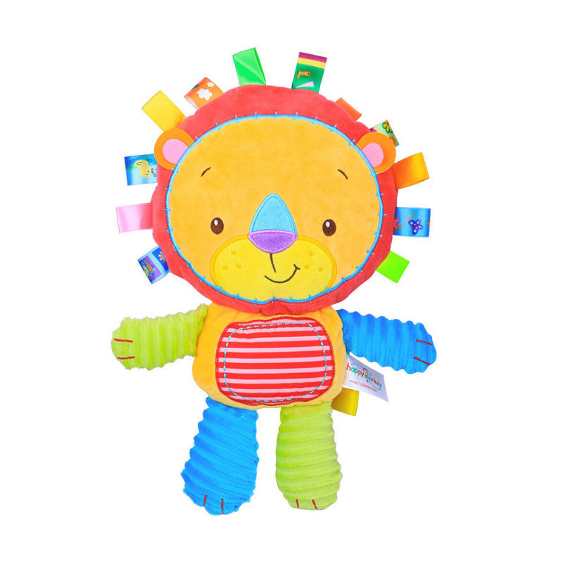 Baby Plush Rattle Toy for Sensory Play and Cuddles