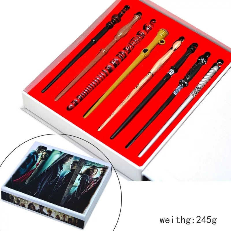 Harry Potter-Inspired 7-Piece Metal Gift Set for Fans