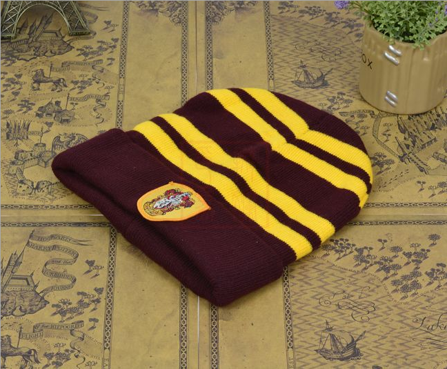 Harry Potter House Beanie Hat for Cozy Winter Fan Style