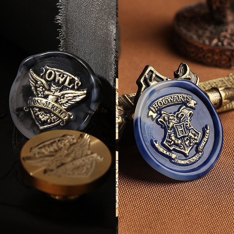 Hogwarts Wax Seal Stamp Set for Magical Stationery
