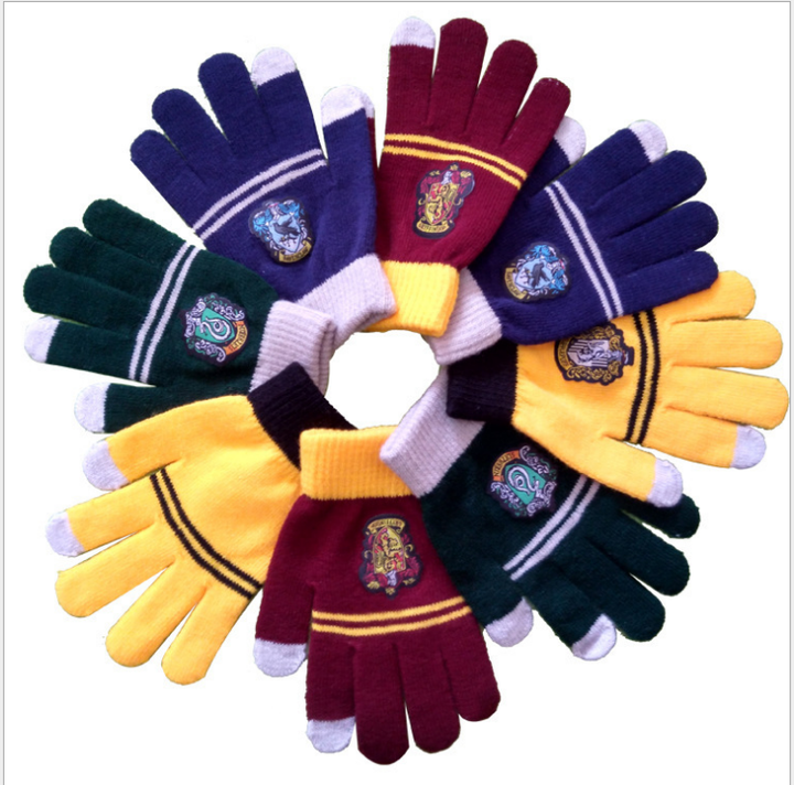 Harry Potter Touchscreen Gloves for Cozy Winter Cosplay