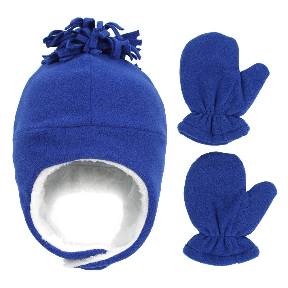 Baby Winter Hat & Mittens Set for Cozy Newborn Photos