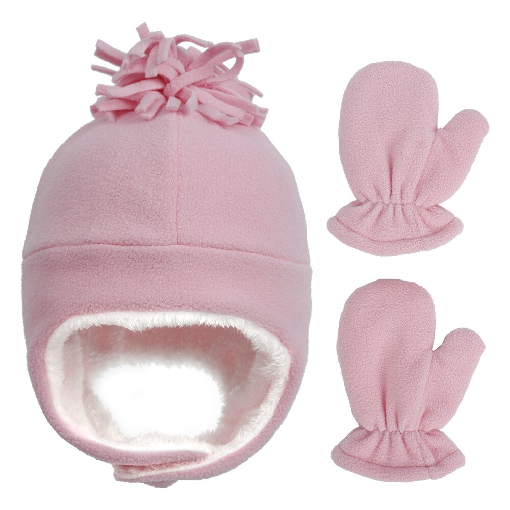 Baby Winter Hat & Mittens Set for Cozy Newborn Photos