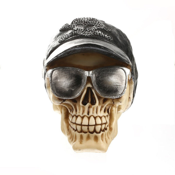 Personalized Skull Ornament With Gothic Cool Style