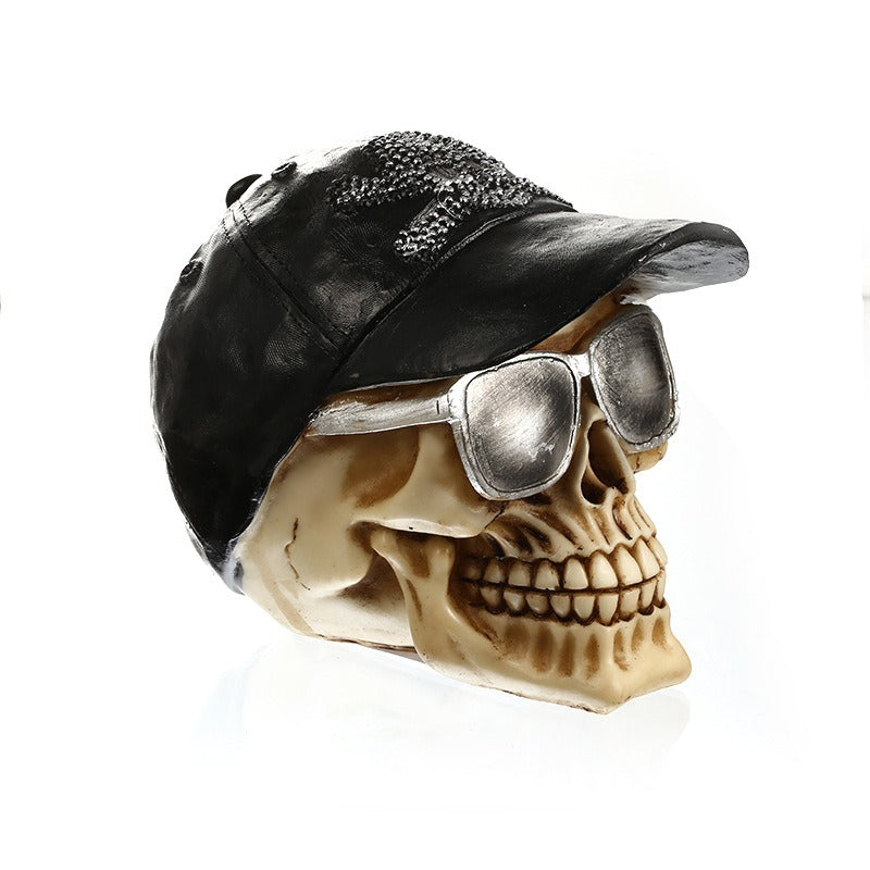 Personalized Skull Ornament With Gothic Cool Style
