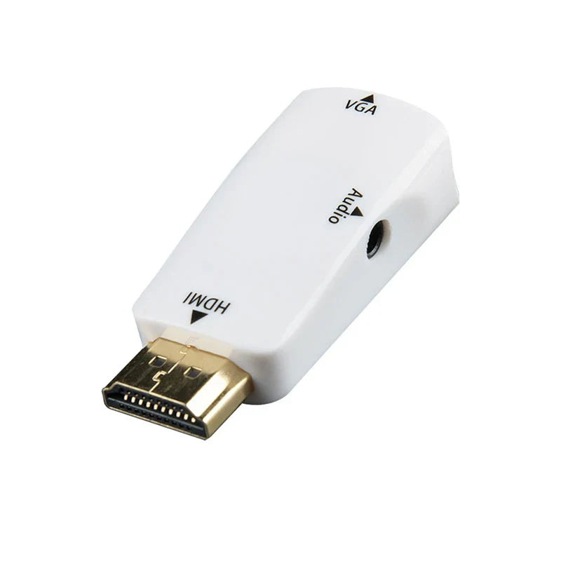 HDMI to VGA Adapter with Audio Output for Older Displays