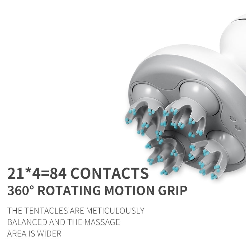 Head Massager for Scalp Tension: 84-Contact 3D Relief