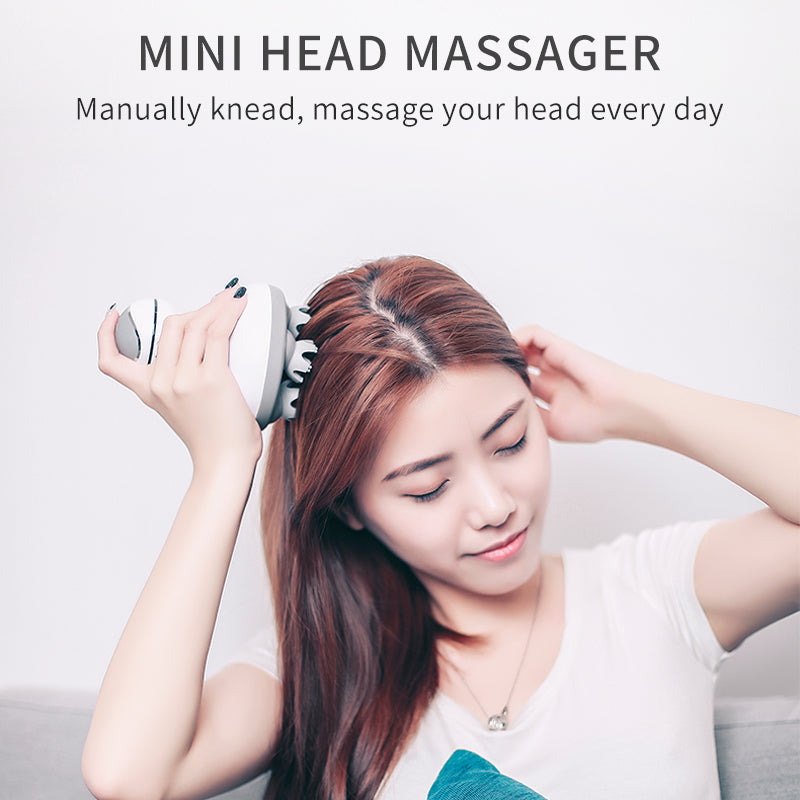Head Massager for Scalp Tension: 84-Contact 3D Relief