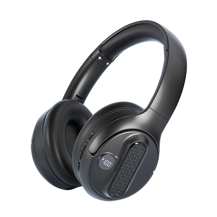 Lightweight Bluetooth Headphones with LED Battery Display
