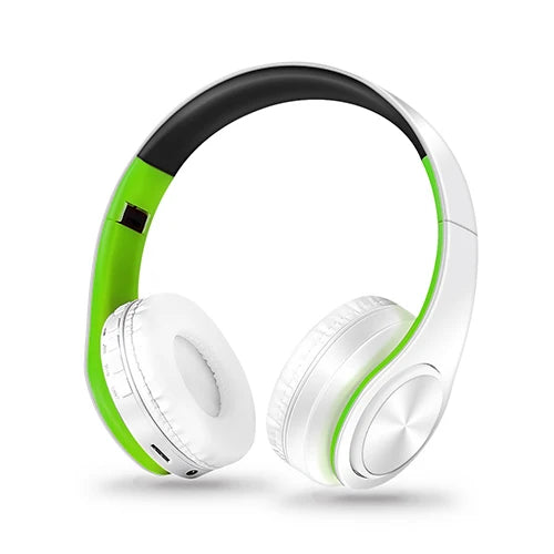 Foldable Wireless Headphones with Mic for Commuting