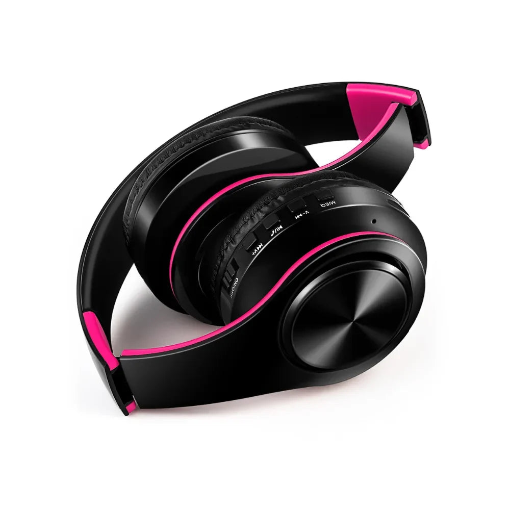 Foldable Wireless Headphones with Mic for Commuting