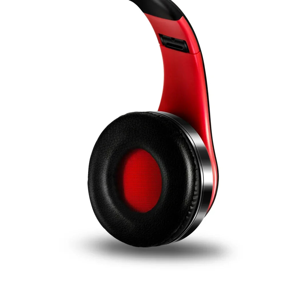 Foldable Wireless Headphones with Mic for Commuting