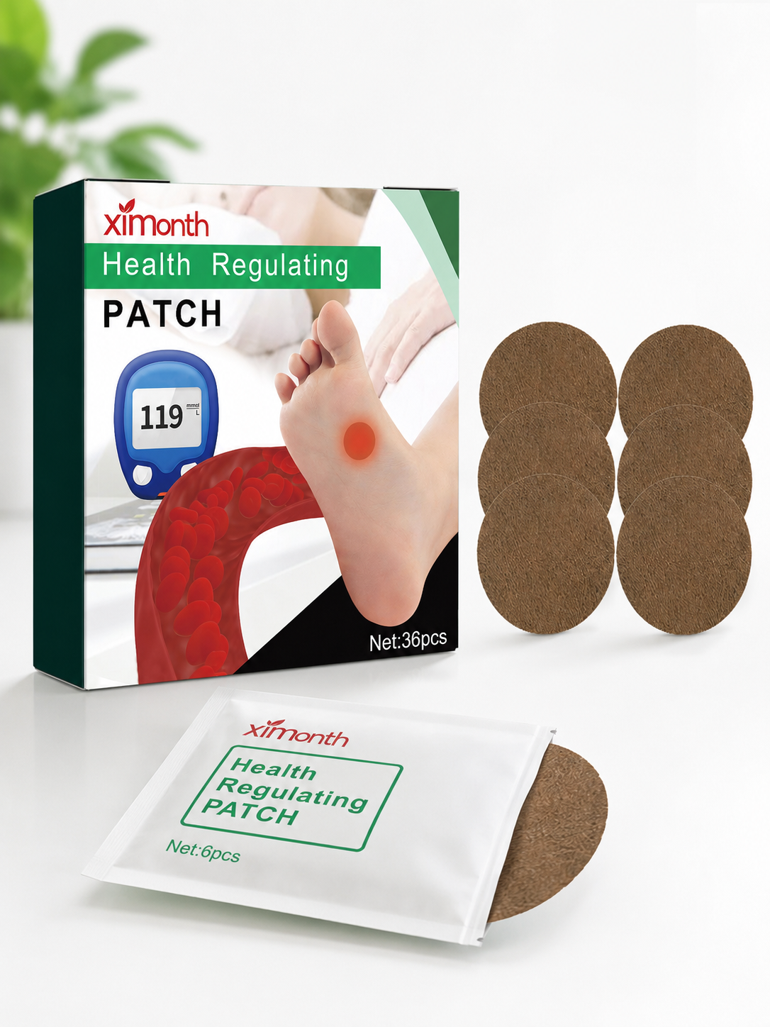 36 Health Regulating Patches – Natural Relief