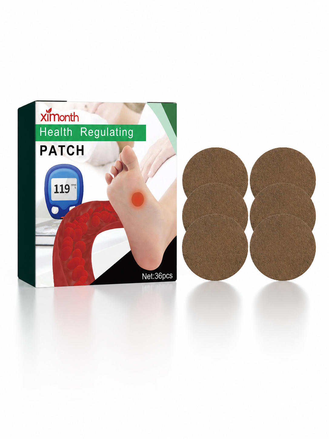 36 Health Regulating Patches – Natural Relief