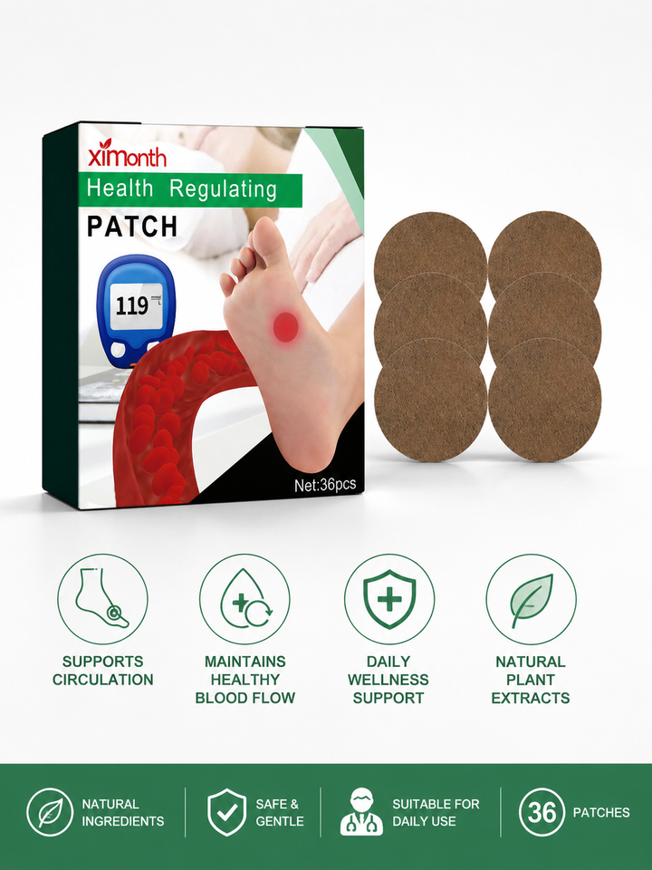 36 Health Regulating Patches – Natural Relief