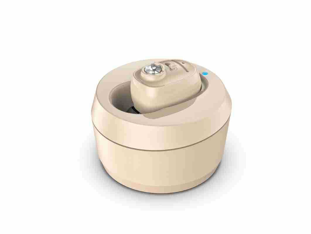 Rechargeable Hearing Aid with Charging Case for Seniors