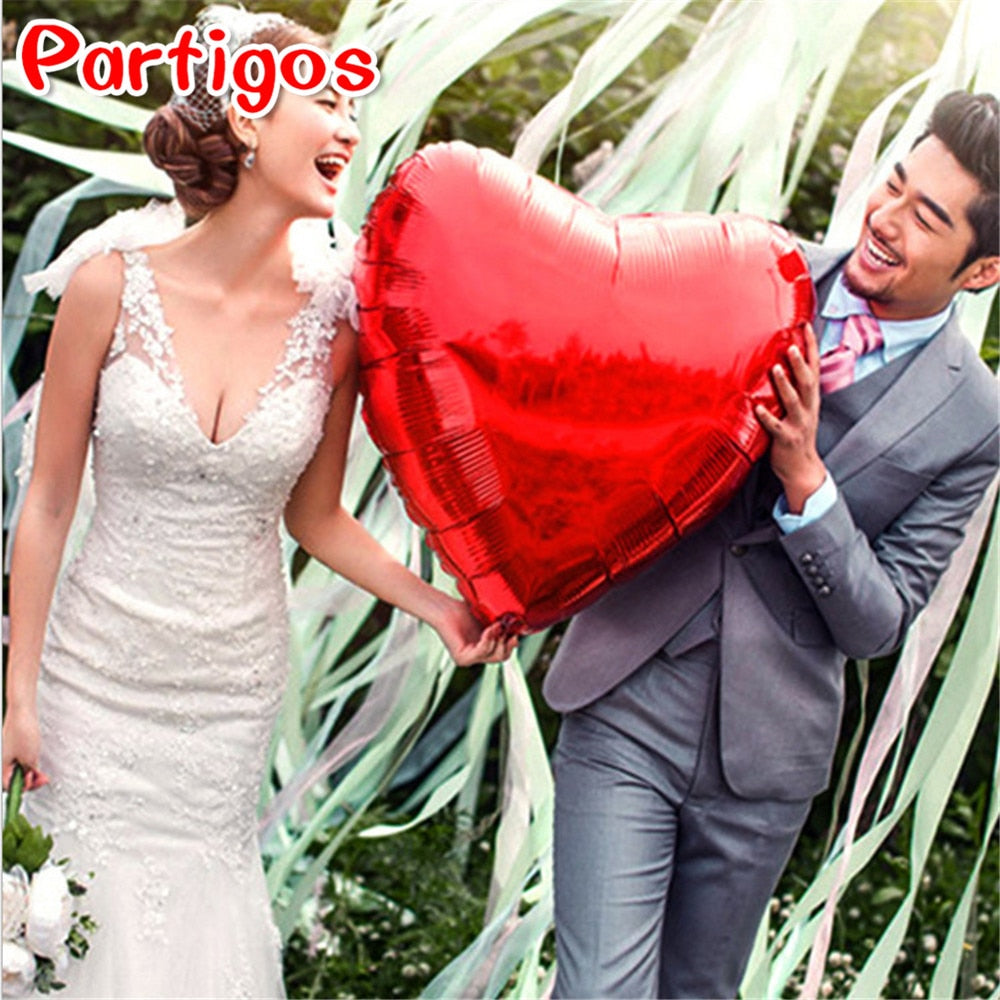 75cm Red Heart Balloon for Romantic Party Decorations