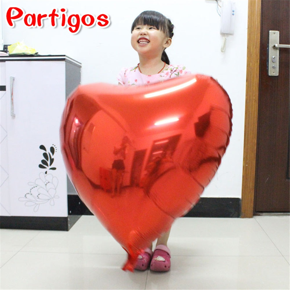 75cm Red Heart Balloon for Romantic Party Decorations