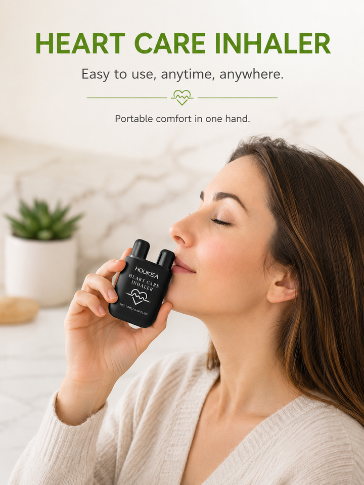 Portable Aromatherapy Inhaler — Supports Heart Health & Energy