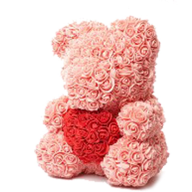 Rose Bear Decorative Gift for Lasting Birthday Joy