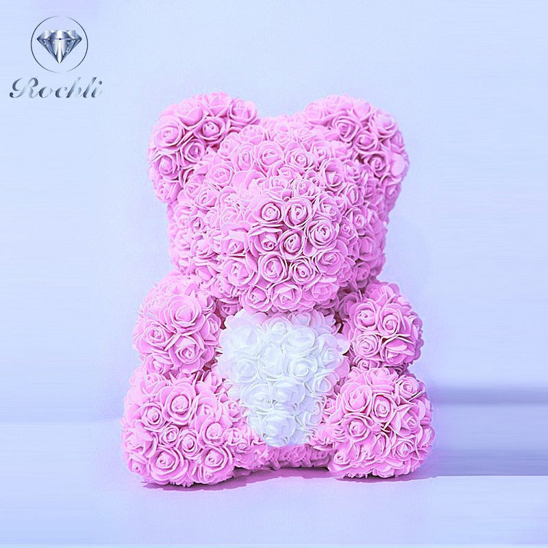 Rose Bear Decorative Gift for Lasting Birthday Joy