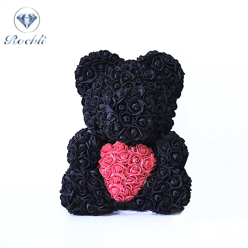 Rose Bear Decorative Gift for Lasting Birthday Joy