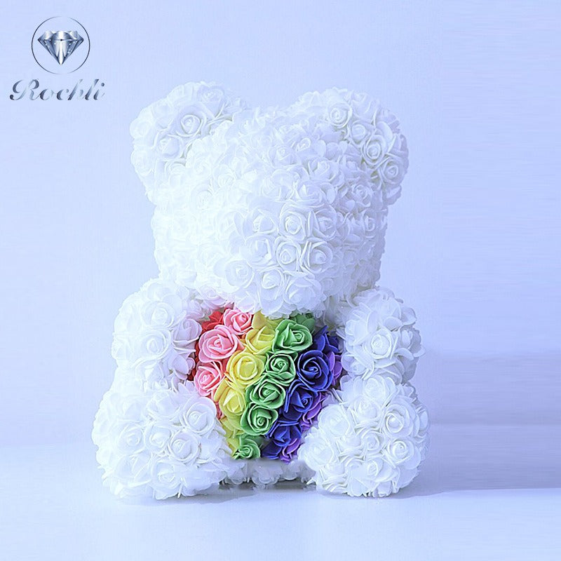 Rose Bear Decorative Gift for Lasting Birthday Joy