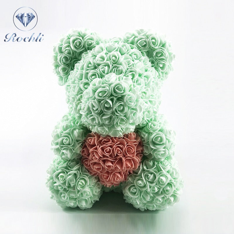 Rose Bear Decorative Gift for Lasting Birthday Joy