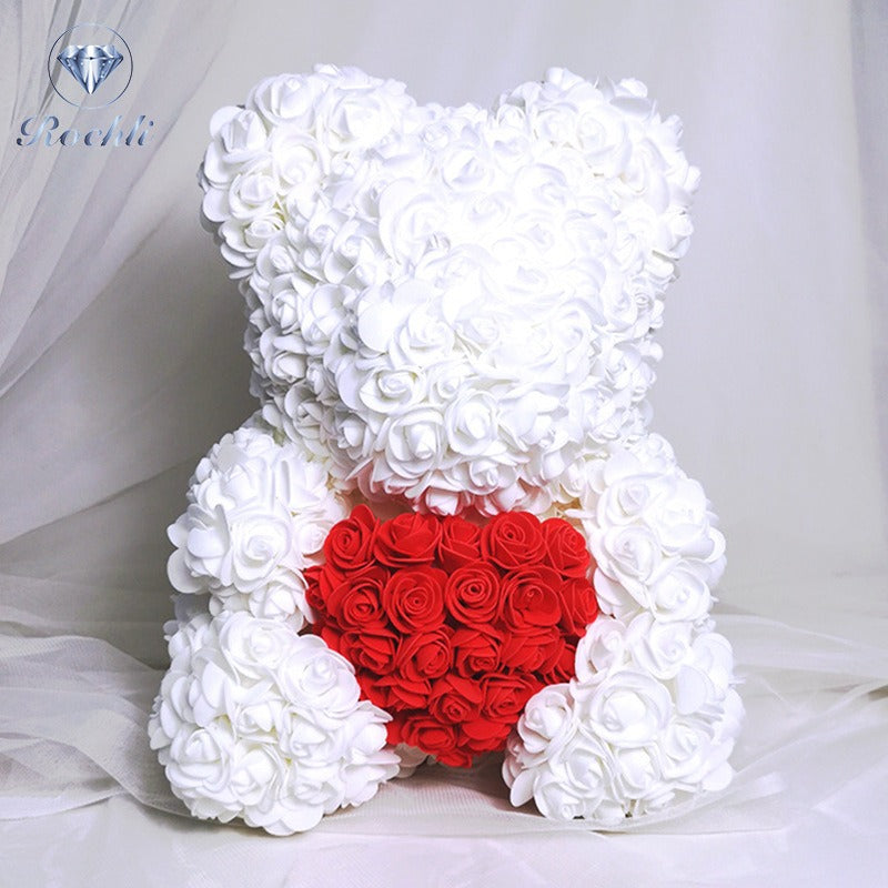 Rose Bear Decorative Gift for Lasting Birthday Joy