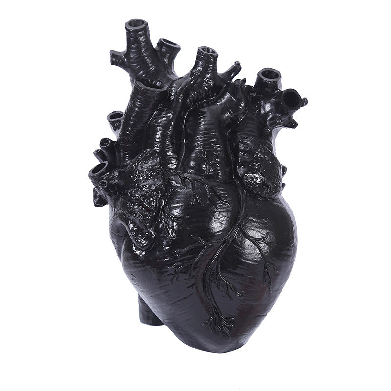 Heart-Shaped Flower Vase for Sculptural Home Decor