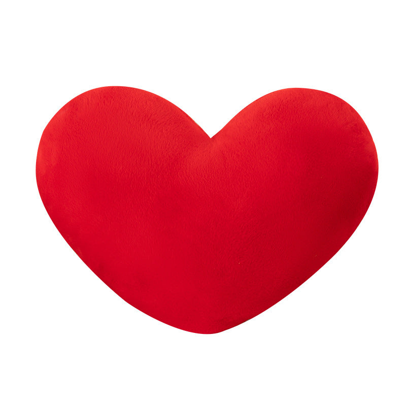 Heart-Shaped Plush Pillow for Romantic Bedroom Decor