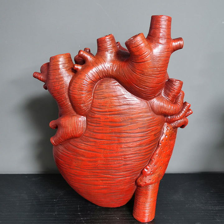 Anatomical Heart Vase for Artistic Dried Flower Decor