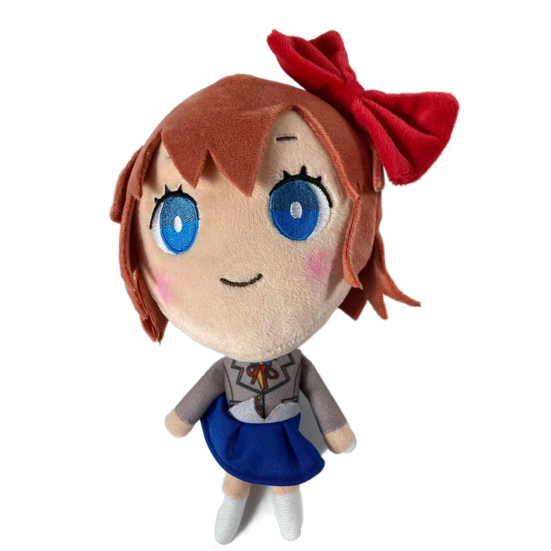 Anime Literature Club Girl Plush Toy Desk Decor Gift