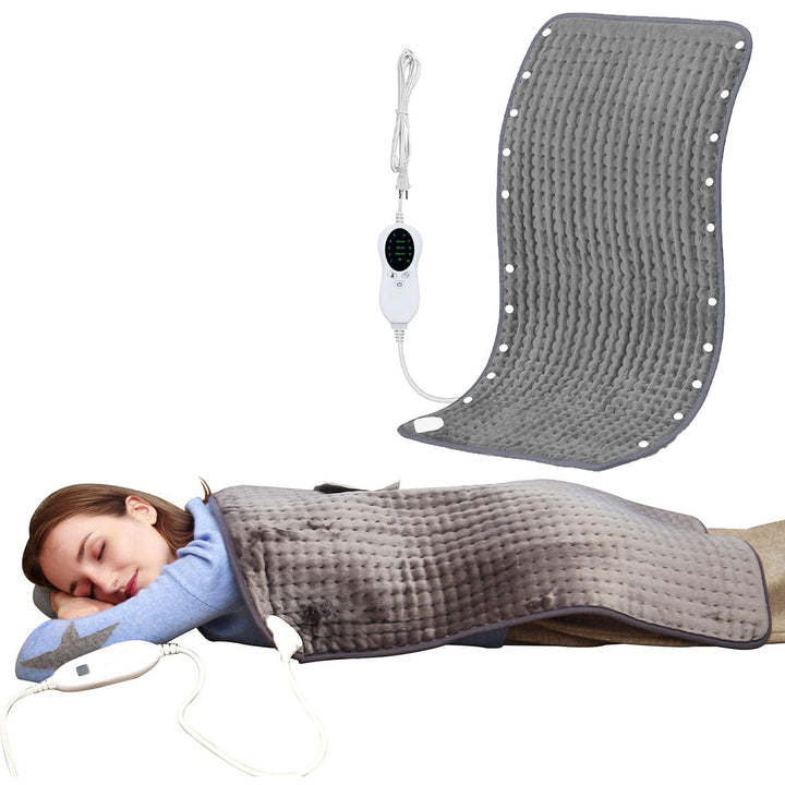 Electric Heating Pad Blanket With Adjustable Heat Settings