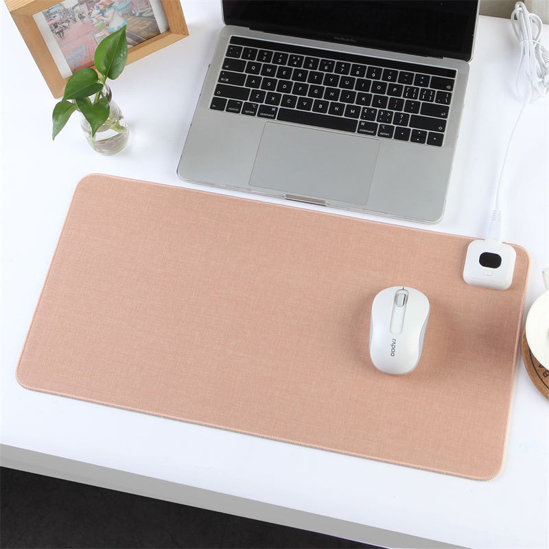 Heated Desk Mat with Digital Temperature Display Control