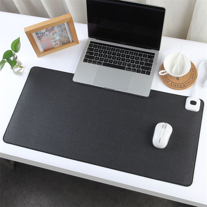 Heated Desk Mat with Digital Temperature Display Control