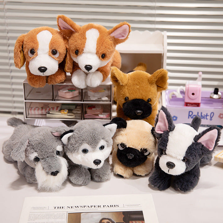 Husky Plush Toy – Soft Compact Cuddly Dog Birthday Gift