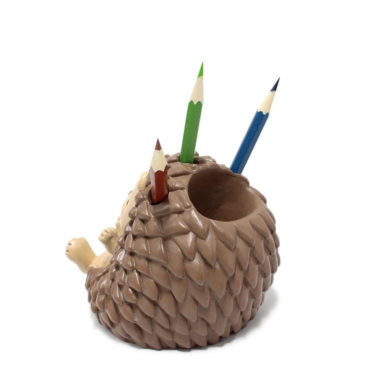Hedgehog Pen Holder Phone Stand for Charming, Neat Desks
