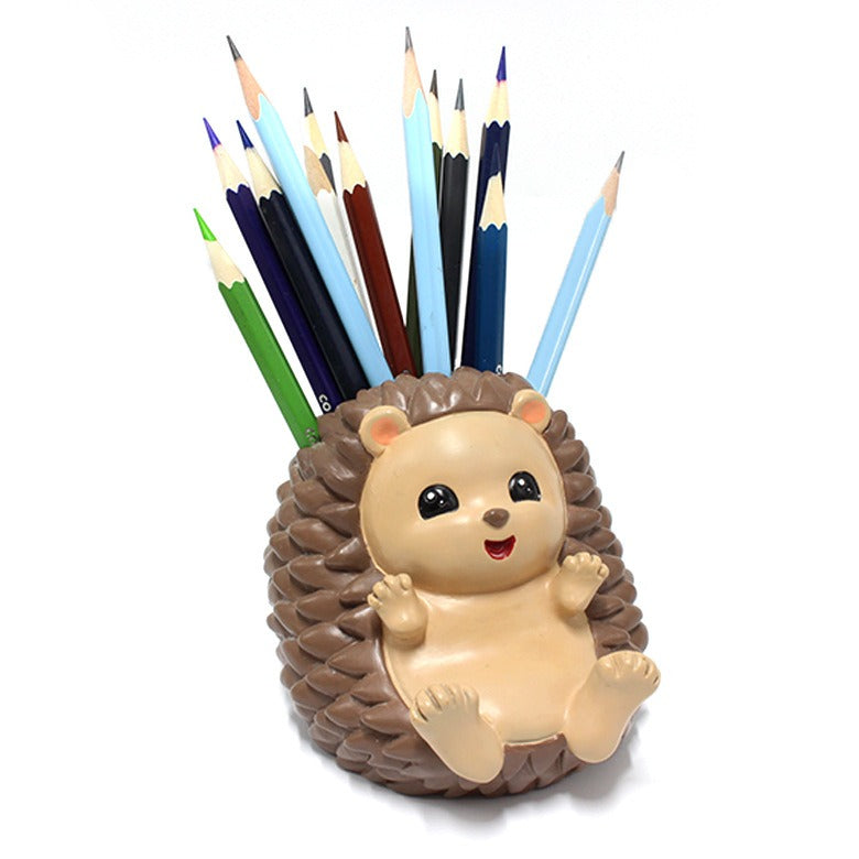 Hedgehog Pen Holder Phone Stand for Charming, Neat Desks