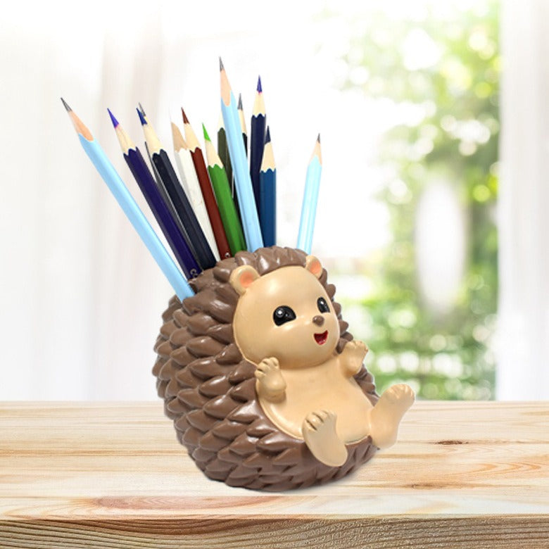 Hedgehog Pen Holder Phone Stand for Charming, Neat Desks