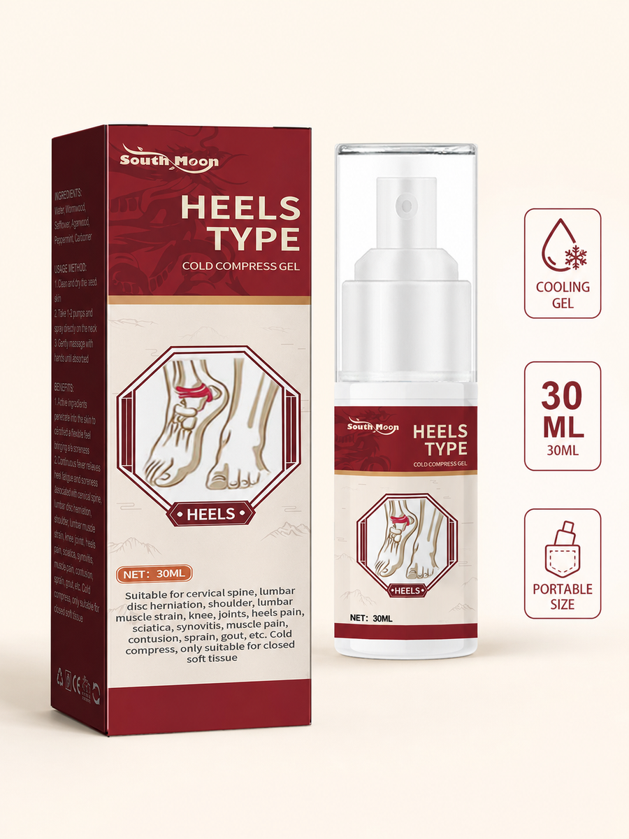 Cooling Gel for Heels — Fast Joint & Tendon Pain Relief
